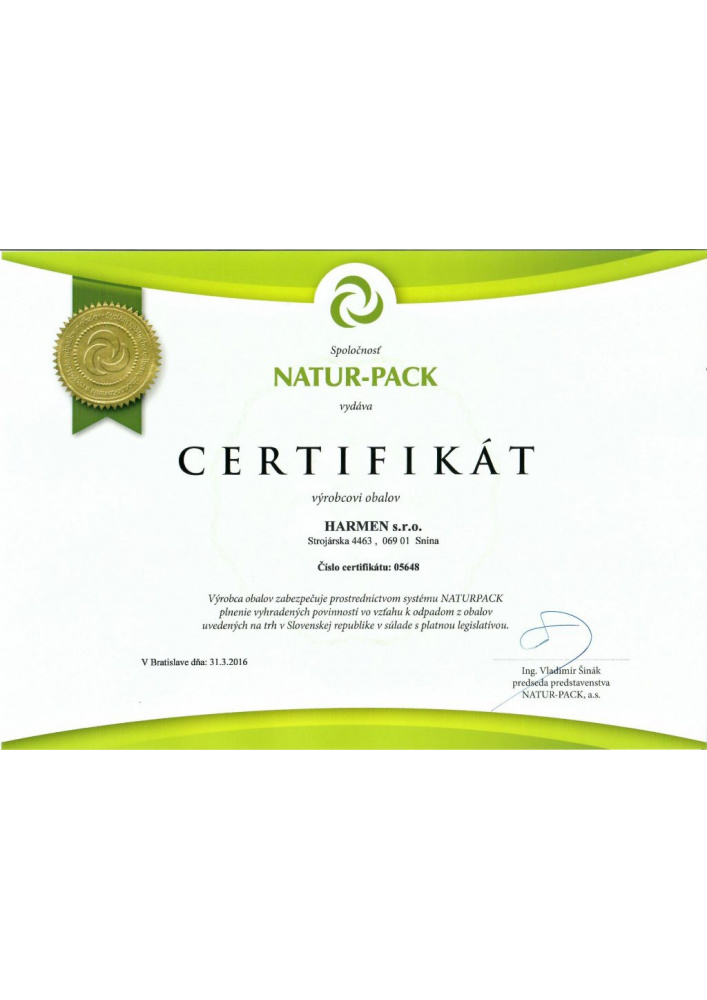 O nás / Certifikáty - foto